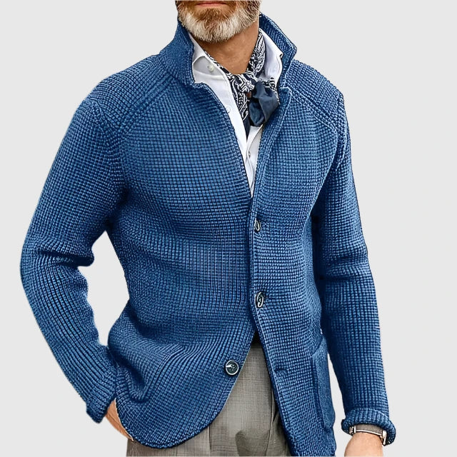 Pascal | Cardigan en maille à col montant