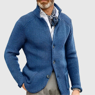 Pascal | Cardigan en maille à col montant