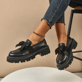 Valentina | Bow Moccasins