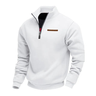 Maxence | Sweat demi-zippé col montant