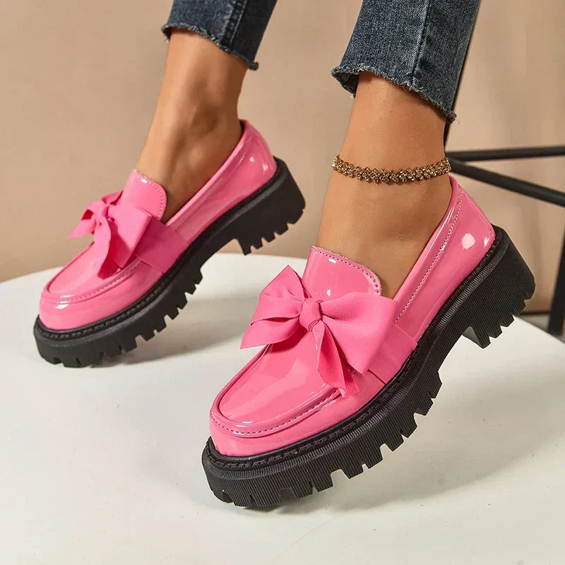 Valentina | Bow Moccasins
