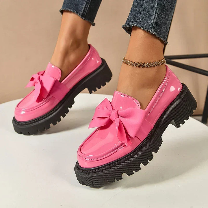 Valentina | Bow Moccasins