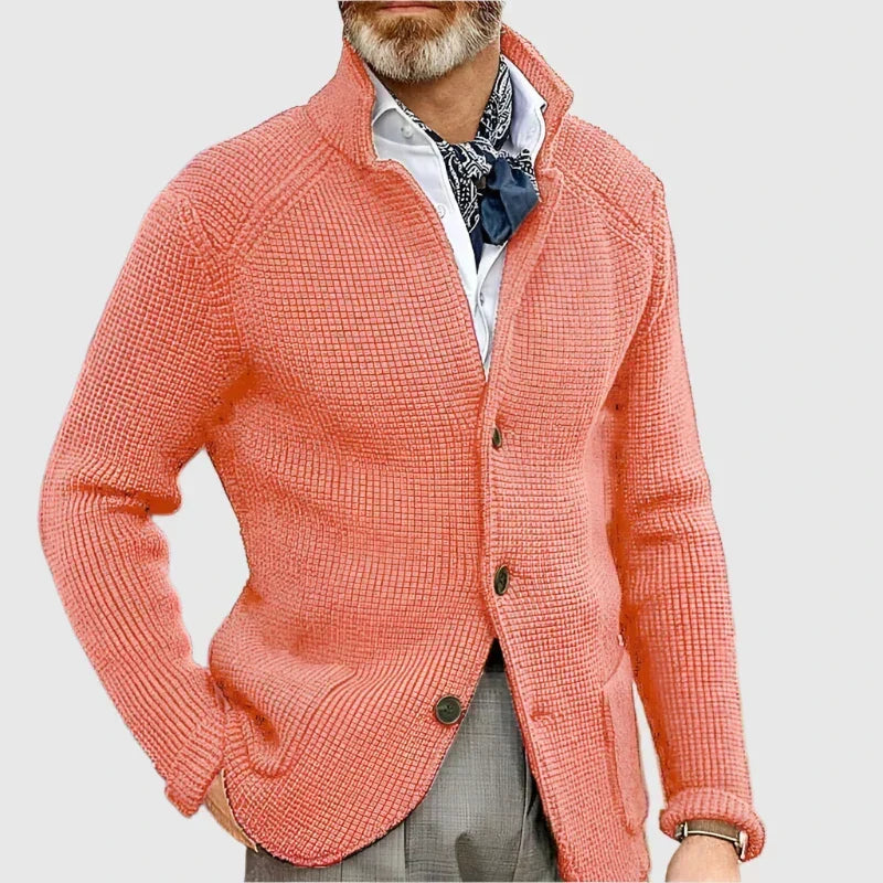 Pascal | Cardigan en maille à col montant