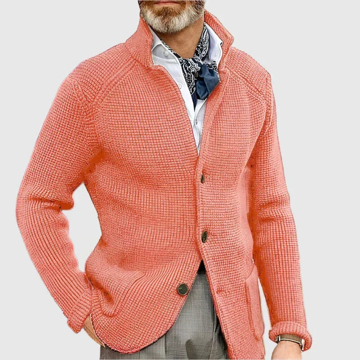 Pascal | Cardigan en maille à col montant