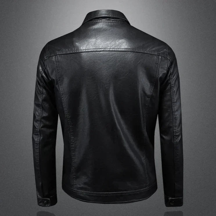 Ambroise | Veste effet cuir style trucker