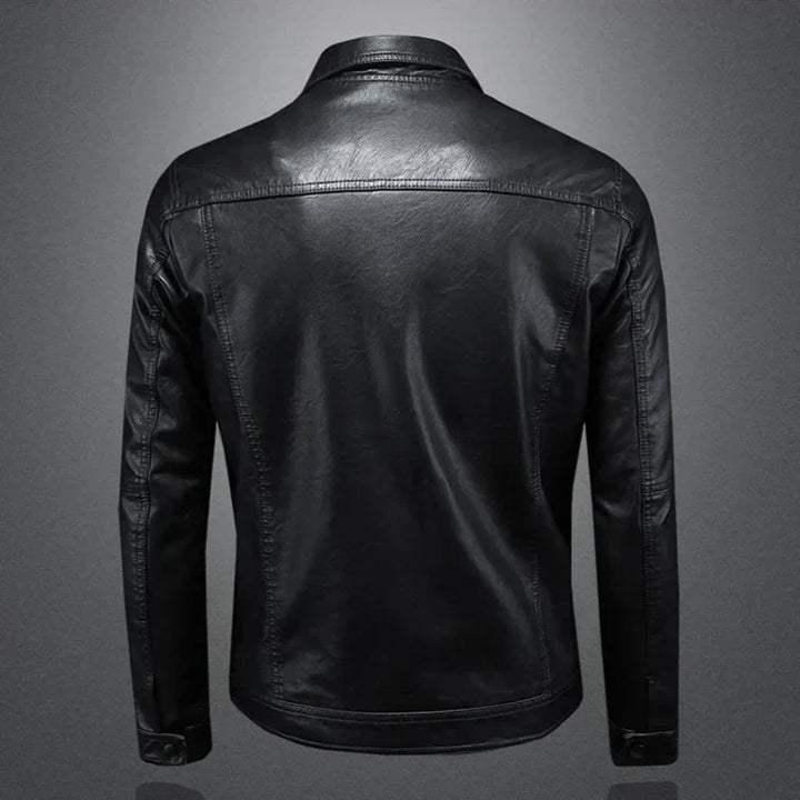Ambroise | Veste effet cuir style trucker