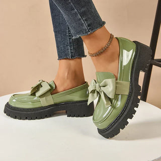 Valentina | Bow Moccasins