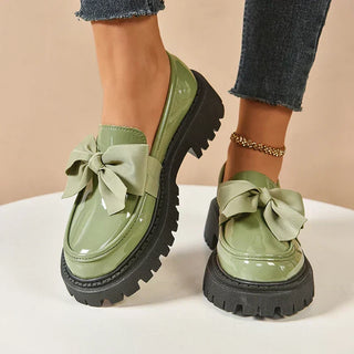 Valentina | Bow Moccasins