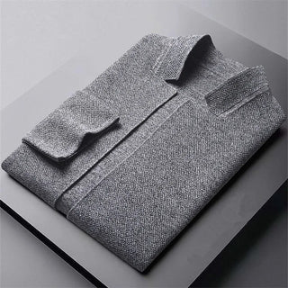 Anselme | Cardigan texturé à col montant
