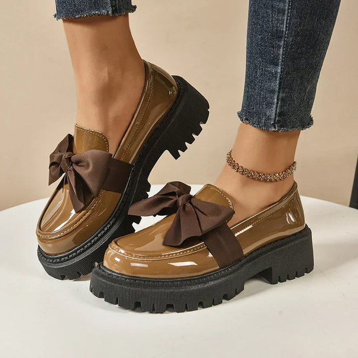 Valentina | Bow Moccasins