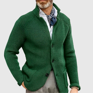 Pascal | Cardigan en maille à col montant