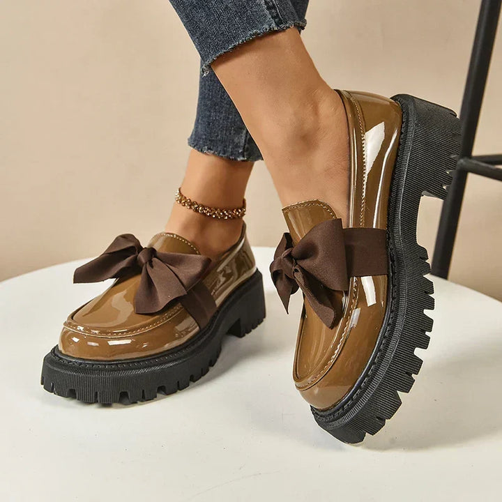 Valentina | Bow Moccasins