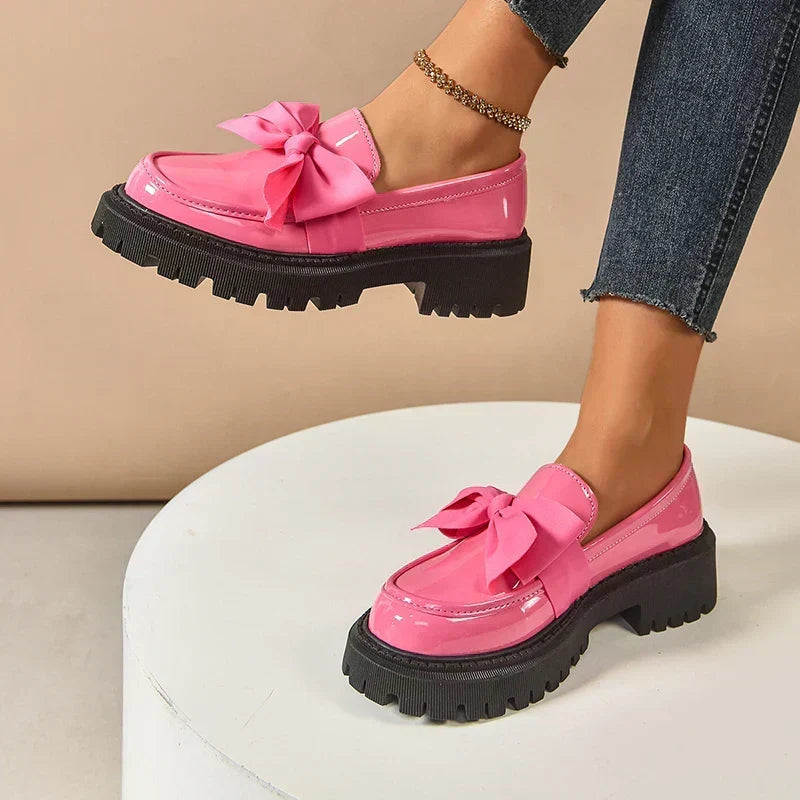 Valentina | Bow Moccasins