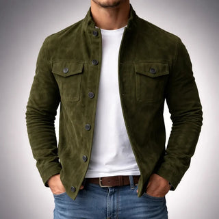 Armand | Veste-chemise effet daim homme