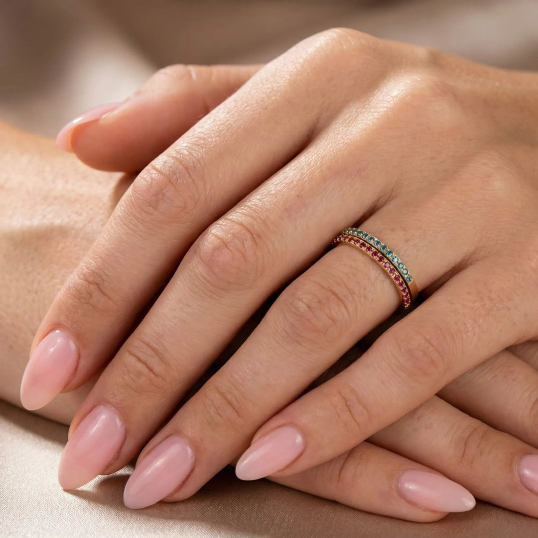 Live Birthstone Ring