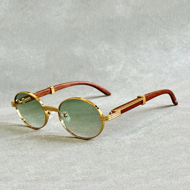 Teyro | Lunettes de soleil en bois à verres dégradés