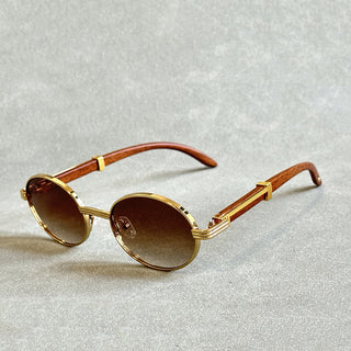 Teyro | Lunettes de soleil en bois à verres dégradés