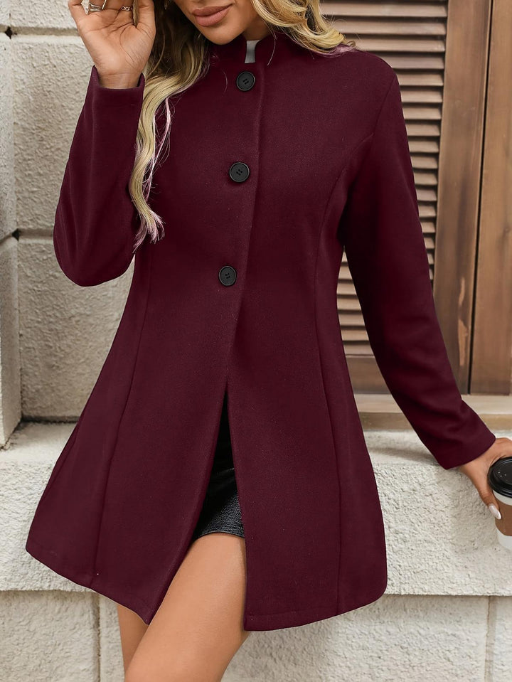 Isaure | Manteau élégant à col montant