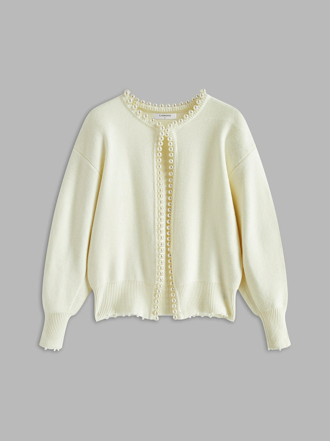 Esther | Cardigan en maille orné de perles