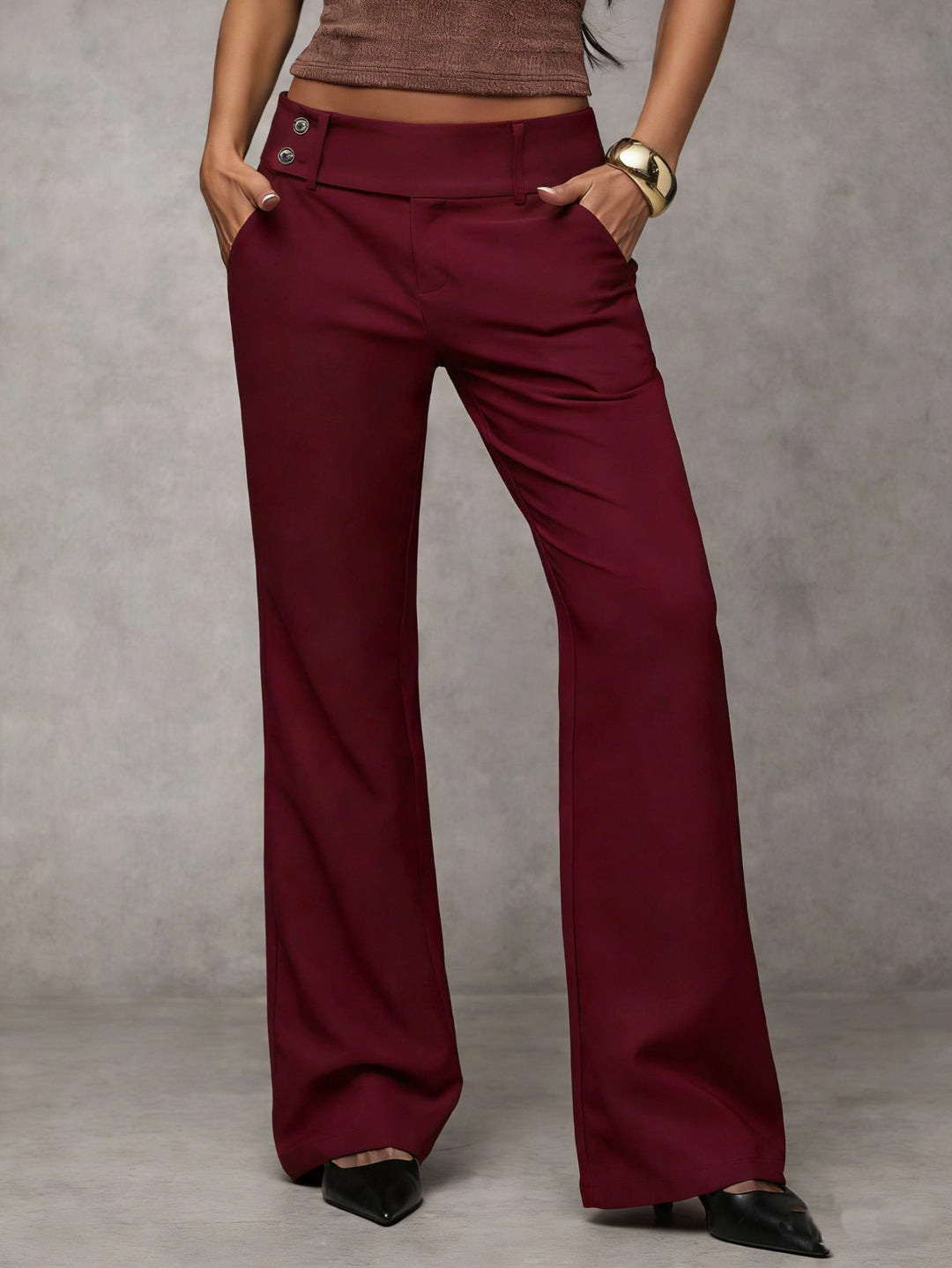 Solange | Pantalon large moderne