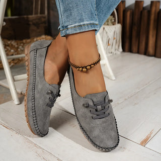 Albane | Mocassins souples à lacets élastiques