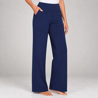 Clarisse | Pantalon large stretch taille haute (1+1 OFFERT)