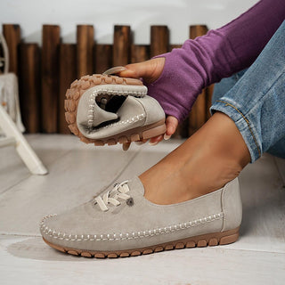 Albane | Mocassins souples à lacets élastiques