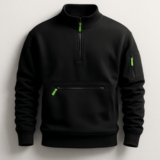 Ferdinand | Sweat demi-zippé à poche zippée