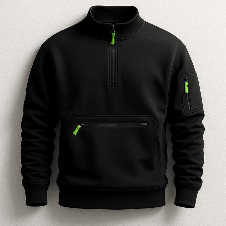 Ferdinand | Sweat demi-zippé à poche zippée