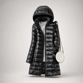 Anouk | Doudoune longue ultralégère à capuche