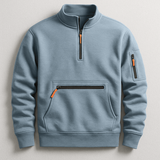 Ferdinand | Sweat demi-zippé à poche zippée