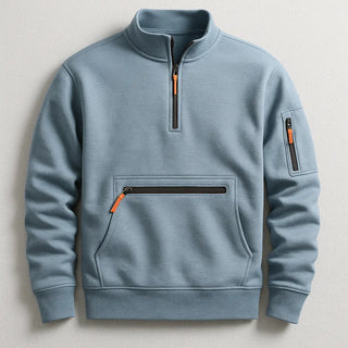 Ferdinand | Sweat demi-zippé à poche zippée
