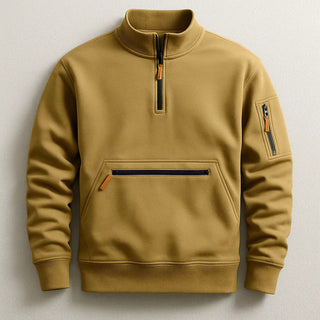 Ferdinand | Sweat demi-zippé à poche zippée