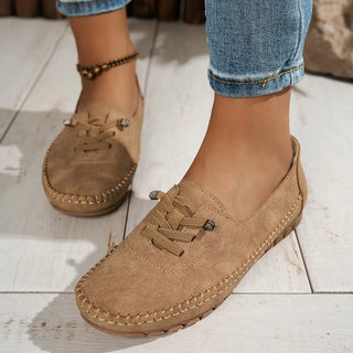 Albane | Mocassins souples à lacets élastiques