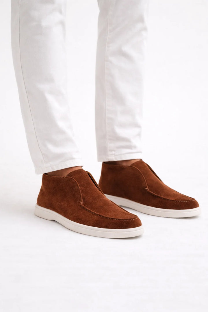 Achille | Mocassin montant en daim