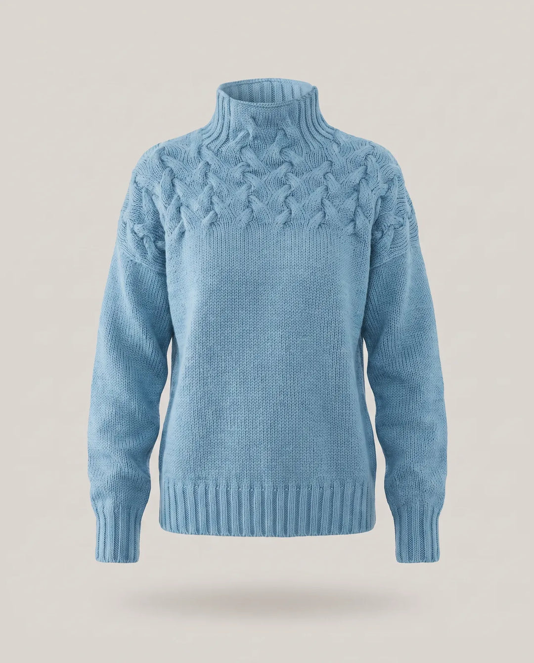 Clélia | Pull col roulé à torsades