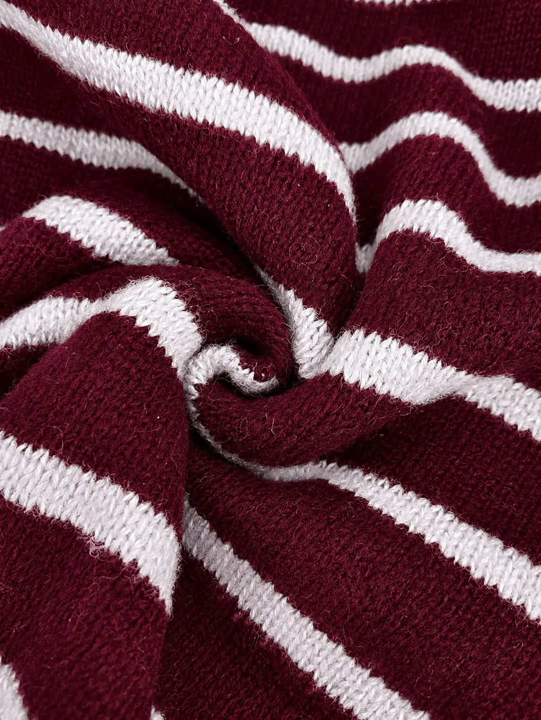 Iseult | Cardigan en maille à rayures contrastées
