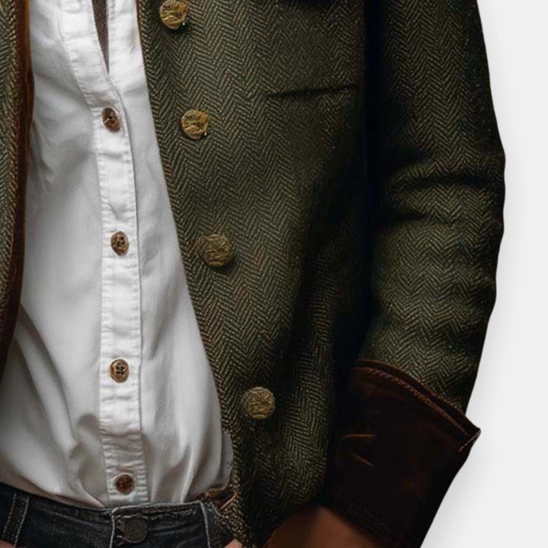 Bénédicte | Veste chic boutonnée effet laine