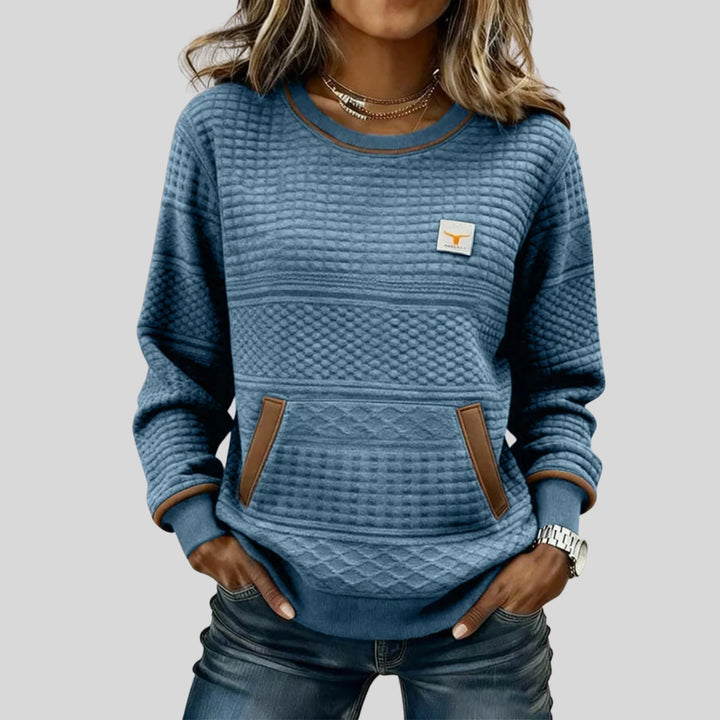 Félicité | Sweat matelassé col rond