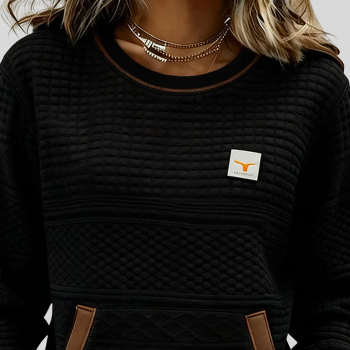 Félicité | Sweat matelassé col rond