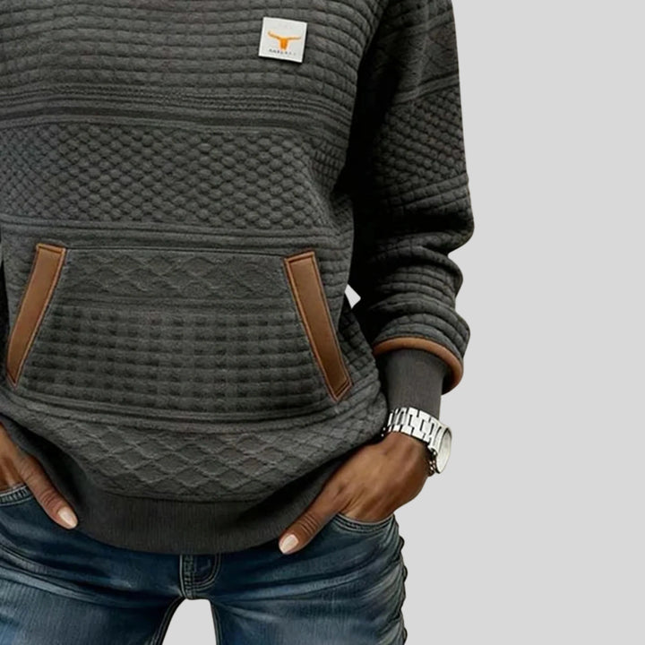 Félicité | Sweat matelassé col rond