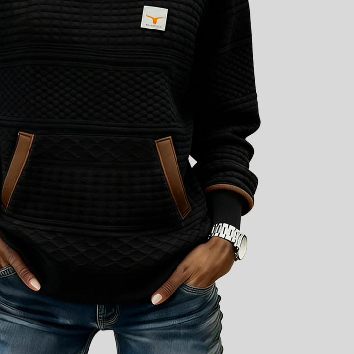 Félicité | Sweat matelassé col rond