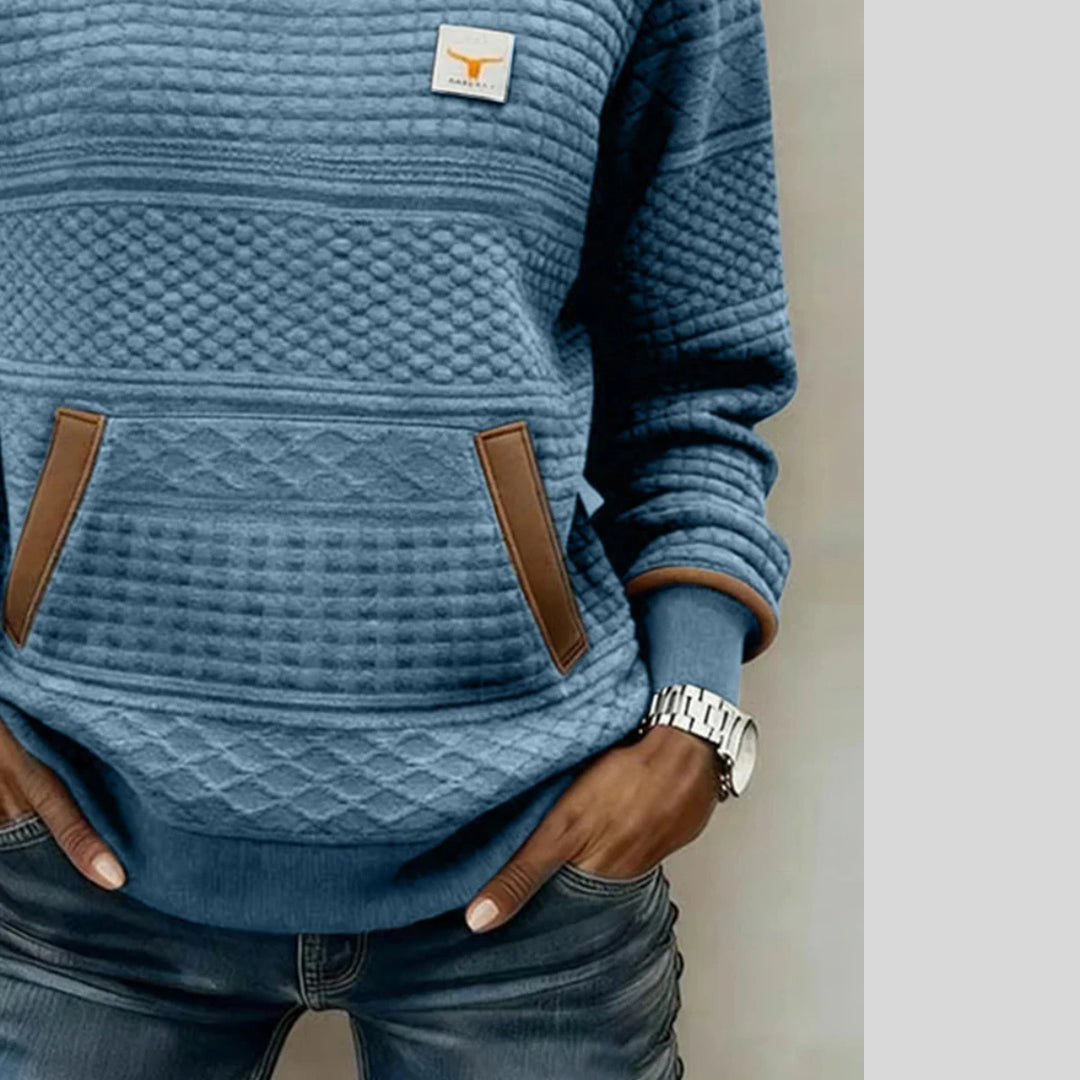 Félicité | Sweat matelassé col rond