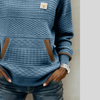 Félicité | Sweat matelassé col rond