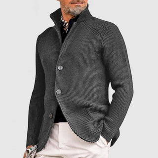 Pascal | Cardigan en maille à col montant