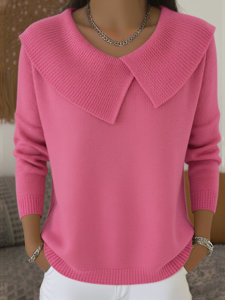 Rachel | Pull doux à grand col