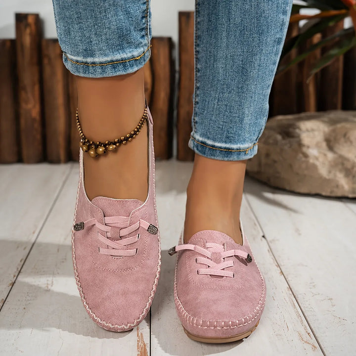 Albane | Mocassins souples à lacets élastiques