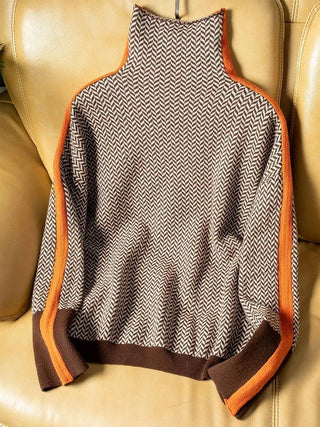 Clémence | Pull col roulé chic en cachemire