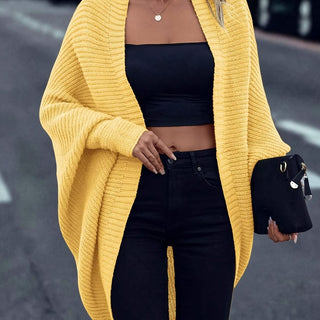 Garance | Gilet manches chauve-souris en grosse maille