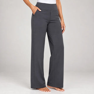 Clarisse | Pantalon large stretch taille haute (1+1 OFFERT)